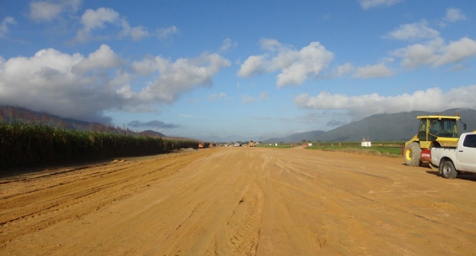 Feluga Road project earthworks under construction